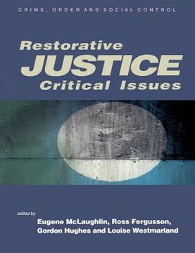 portada restorative justice: critical issues (en Inglés)