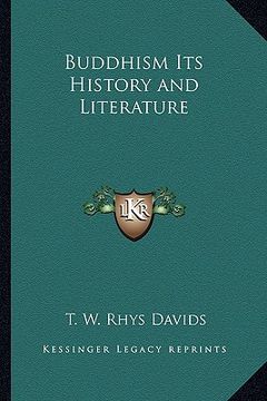 portada buddhism its history and literature (in English)