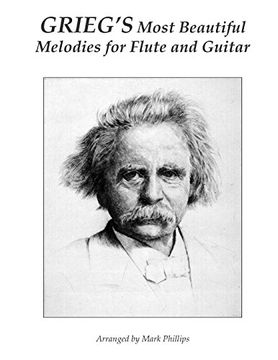 portada Grieg's Most Beautiful Melodies for Flute and Guitar (en Inglés)