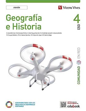 portada Geografia e Historia 4 Aragon (Comunidad en Red)