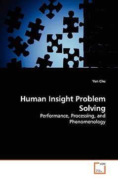 portada human insight problem solving (en Inglés)