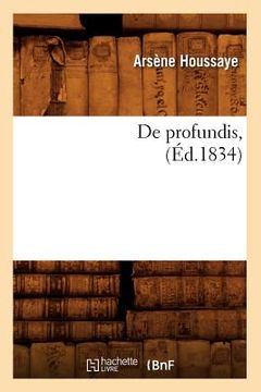 portada de Profundis, (Éd.1834) (in French)