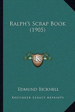 portada ralph's scrap book (1905) (in English)