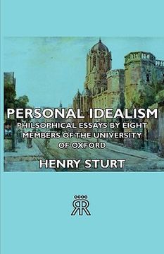 portada personal idealism - philsophical essays by eight members of the university of oxford