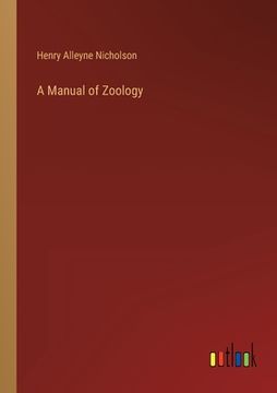 portada A Manual of Zoology (en Inglés)