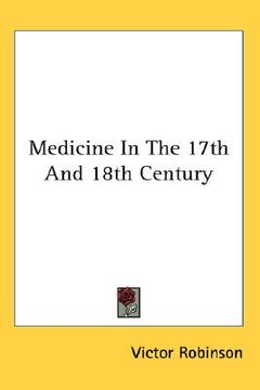 portada medicine in the 17th and 18th century (in English)