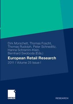 portada european retail research: 2011 - volume 25 issue i (in English)