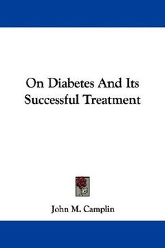 portada on diabetes and its successful treatment (en Inglés)
