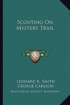 portada scouting on mystery trail (en Inglés)