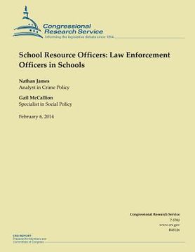 portada School Resource Officers: Law Enforcement Officers in Schools (in English)