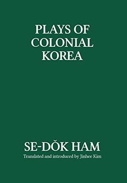 portada Plays of Colonial Korea (en Inglés)