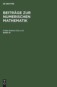 portada Beiträge zur Numerischen Mathematik; Teil: 10 (en Alemán)