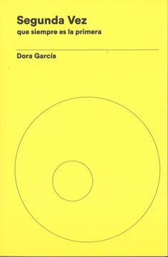 portada Dora García: Segunda vez (in Spanish)