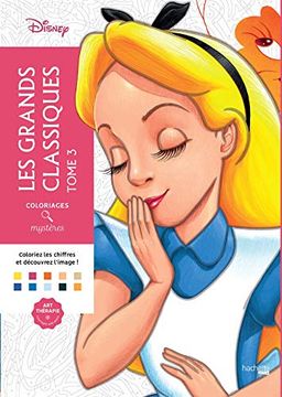 portada Coloriages Mystères Disney - les Grands Classiques Tome 3