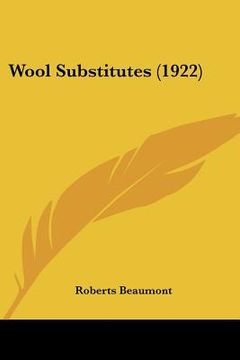 portada wool substitutes (1922) (in English)