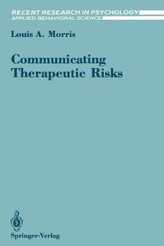 portada communicating therapeutic risks (en Inglés)