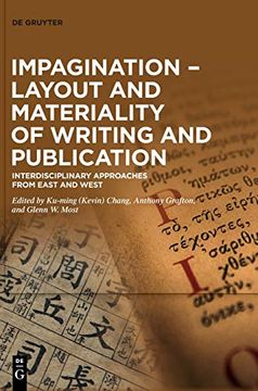 portada Impagination - Layout and Materiality of Writing and Publication: Interdisciplinary Approaches From East and West (in English)