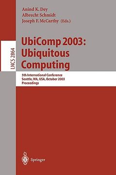 portada ubicomp 2003: ubiquitous computing: 5th international conference, seattle, wa, usa, october 12-15, 2003, proceedings (in English)