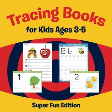 portada Tracing Books for Kids Ages 3-5: Super Fun Edition