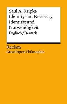 portada Identity and Necessity / Identität und Notwendigkeit (in German)