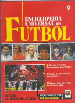 portada Enciclopedia Universal del Futbol Numero 09