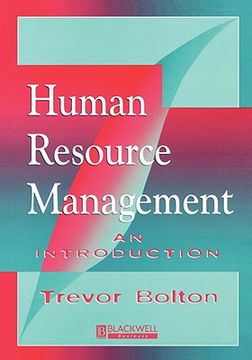 portada human resource management: an introduction (en Inglés)