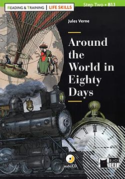 portada Around the World in Eighty Days: Englische Lektüre für das 3. Und 4. Lernjahr. Buch + Audio-Cd (Reading & Training: Life Skills)