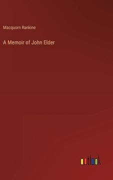 portada A Memoir of John Elder (en Inglés)