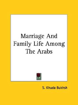 portada marriage and family life among the arabs (en Inglés)
