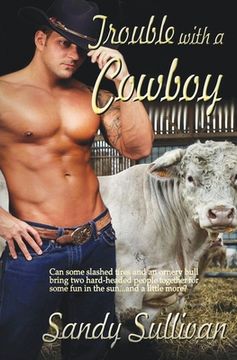 portada Trouble with a Cowboy (en Inglés)