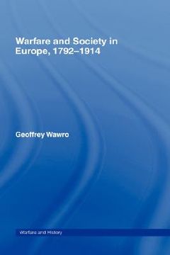 portada war and society in europe, 1792-1914 (en Inglés)