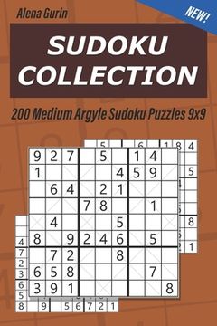 portada Sudoku Collection: 200 Medium Argyle Sudoku Puzzles 9x9 (en Inglés)