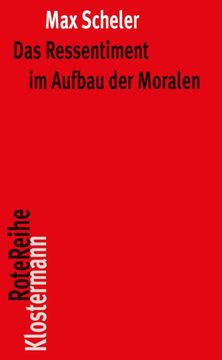 portada Das Ressentiment im Aufbau der Moralen (in German)