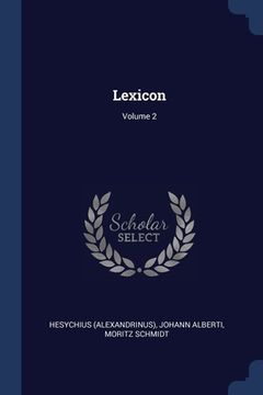 portada Lexicon; Volume 2 (en Inglés)