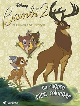portada Bambi 2: El Principe del Bosque (un Cuento Para Colorear)