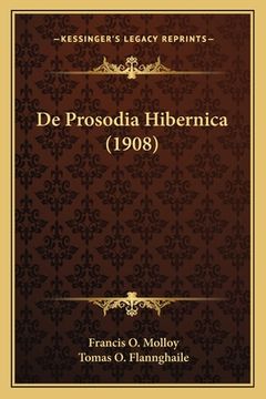 portada De Prosodia Hibernica (1908) (in Latin)