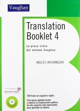 portada TRANSLATION BOOKLET 4: Intermedio Bajo (en Inglés)