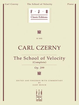 portada Carl Czerny -- School of Velocity (Complete), Op. 299 (en Inglés)