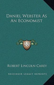 portada daniel webster as an economist (en Inglés)