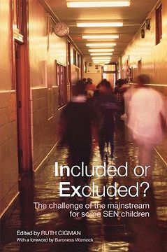 portada included or excluded?: the challenge of the mainstream for some sen children (en Inglés)