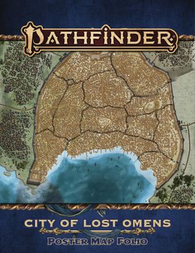 portada Pathfinder Lost Omens: City of Lost Omens Poster Map Folio (P2) (en Inglés)