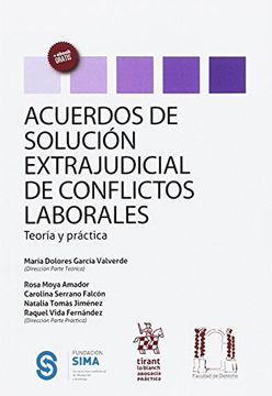 portada Acuerdos de Solución Extrajudicial de Conflictos Laborales Teoría y Práctica