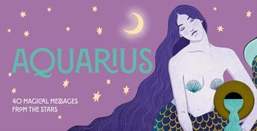 portada Aquarius Pocket Zodiac Cards: 40 Magical Messages From the Stars (en Inglés)