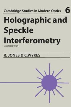 portada Holographic and Speckle Interferometry 2nd Edition Paperback (Cambridge Studies in Modern Optics) (in English)
