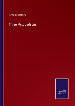 portada Three Mrs. Judsons (in English)