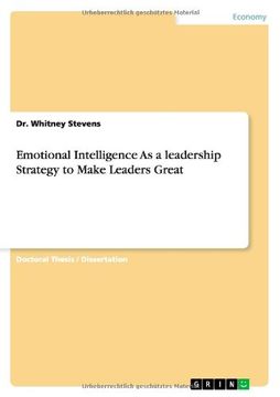 portada Emotional Intelligence As a leadership Strategy to Make Leaders Great