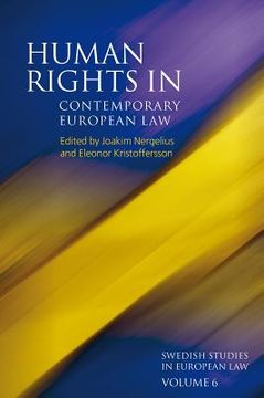 portada Human Rights in Contemporary European Law (en Inglés)