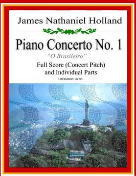 portada Piano Concerto No. 1: A Brazilian Jazz Concerto for Piano, Full Score and Individual Parts (in English)