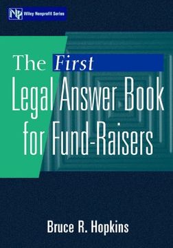 portada the first legal answer book for fund-raisers (en Inglés)