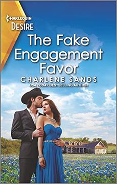 portada The Fake Engagement Favor: A Western Opposites Attract Romance (The Texas Tremaines, 2) (in English)